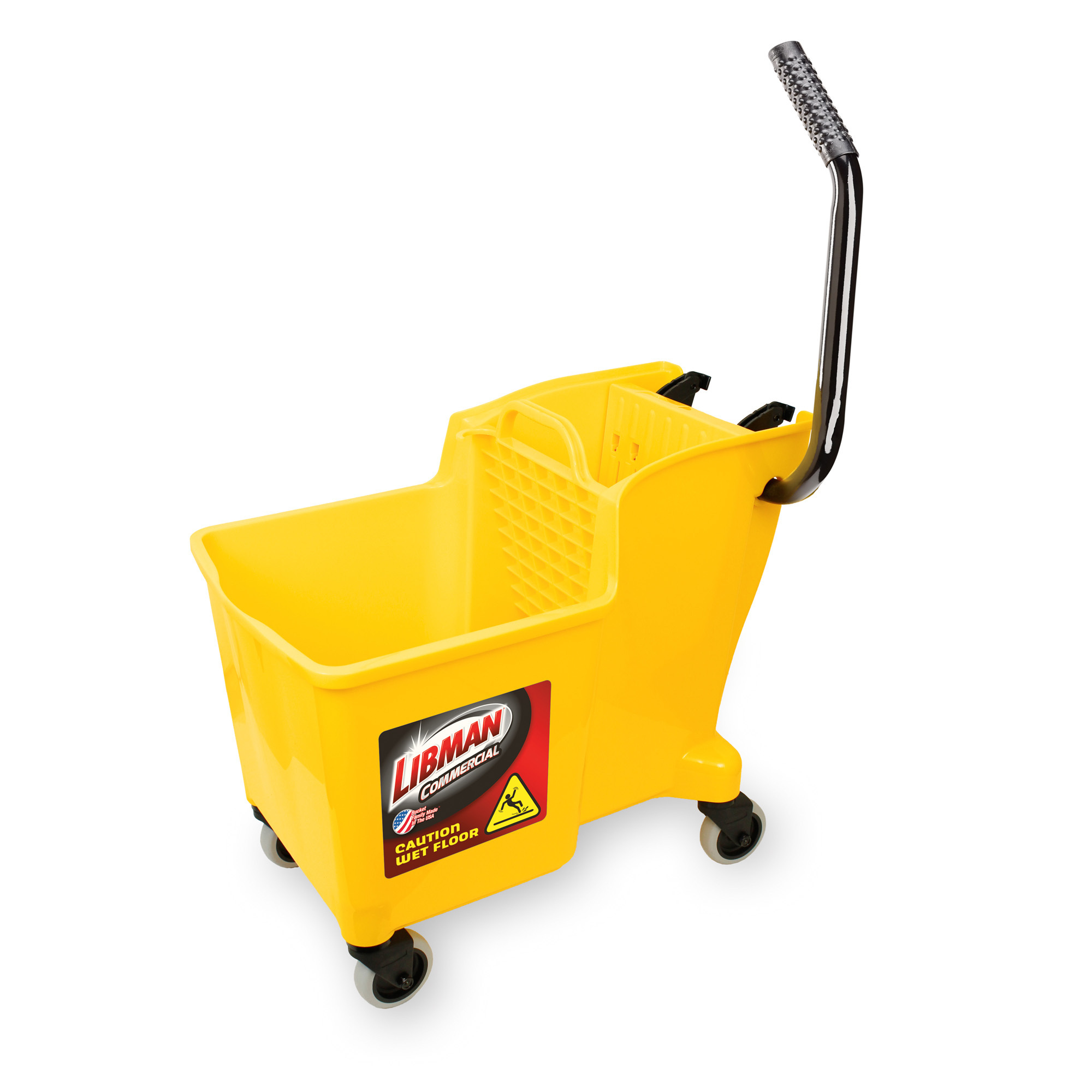 Libman Commercial Unibody Mop Bucket and Ringer on Casters, 32-Quart Capacity, Model#1095